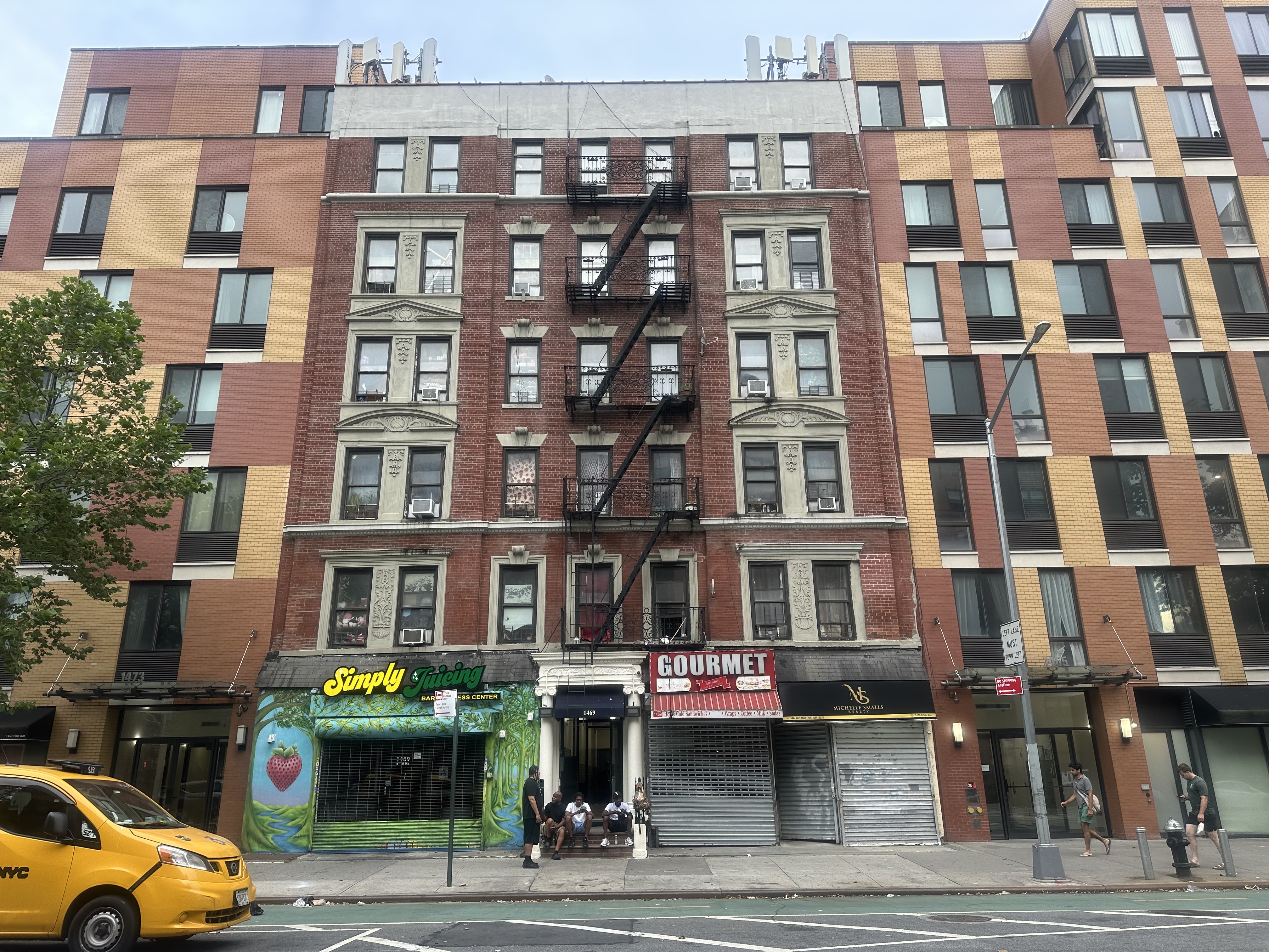 Renovated living room at 1469 Fifth Avenue